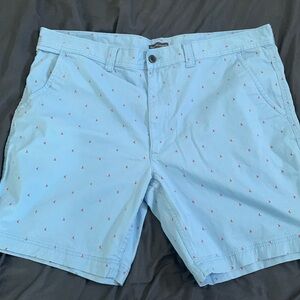 Flat front shorts